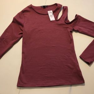 Express open shoulder top XXS/TTP